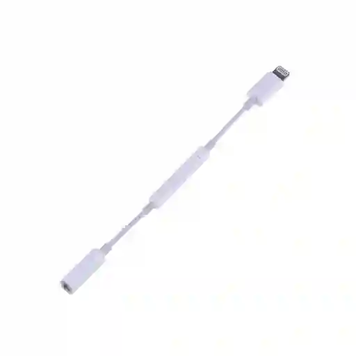 Cable Adaptador Lightning Auriculares Audio Jack Para Iphone 7 8 Control Volumen
