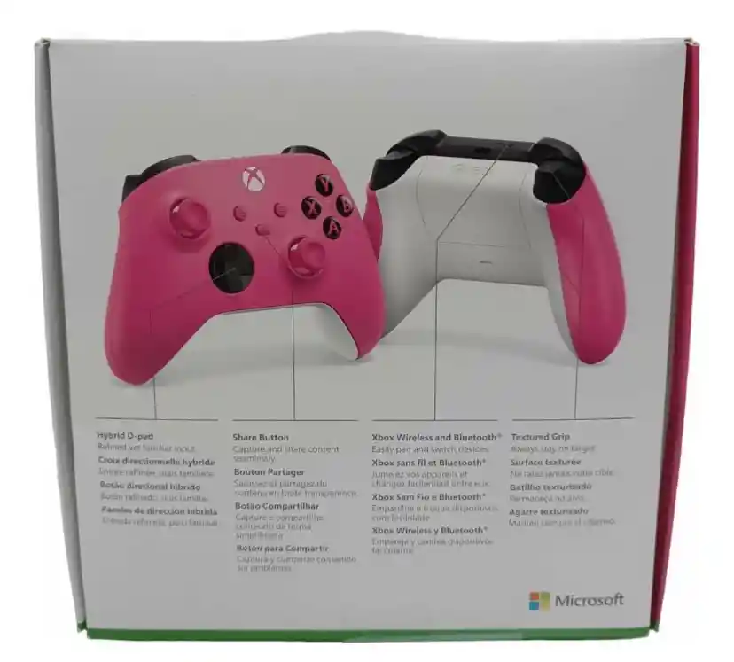 Control Microsoft Deep Pink Para Xbox Series S/x Fucsia
