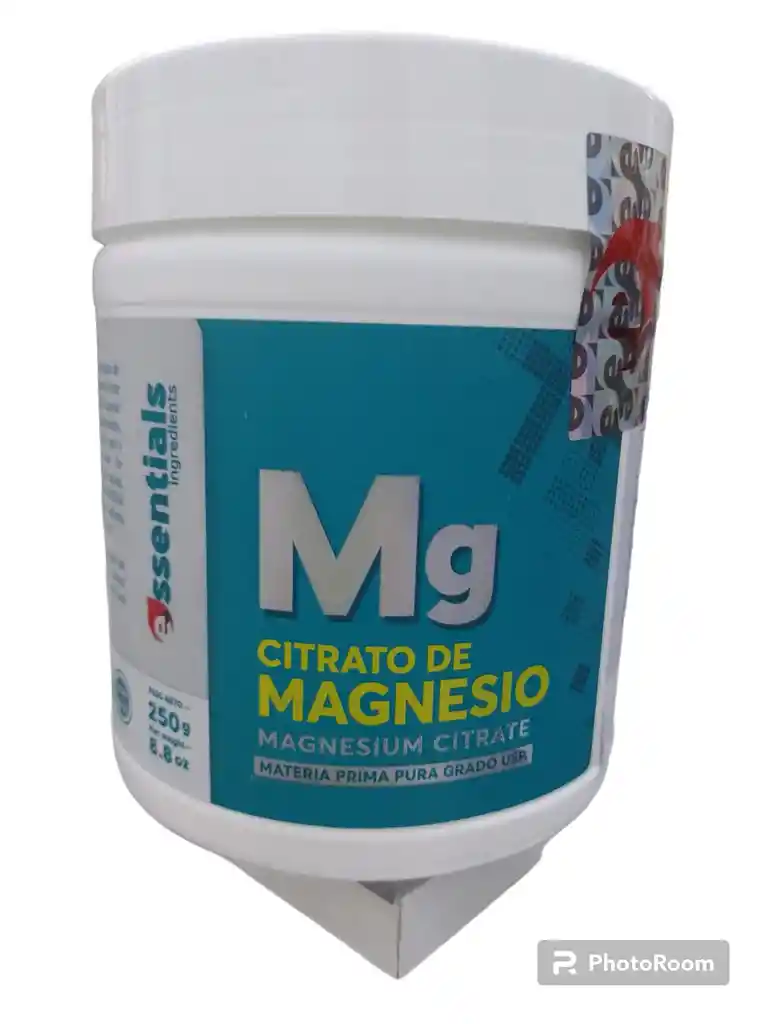 Citrato De Magnesio, Materia Prima X 250 Gms Essentials