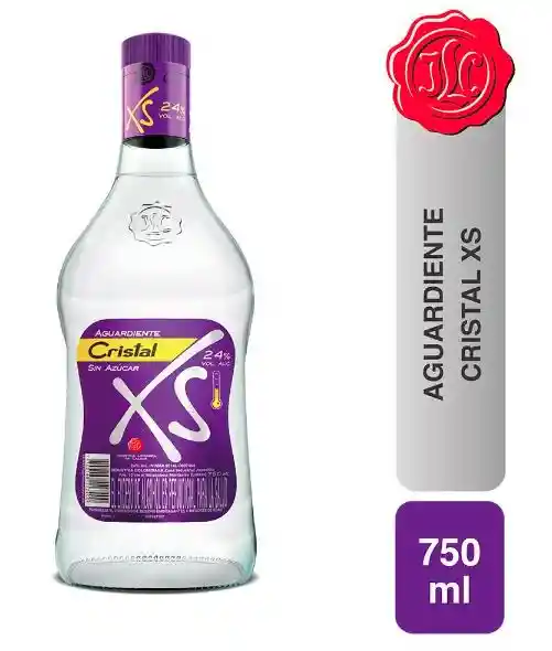 Aguardiente Cristal Xs Sin Azúcar Botella