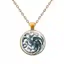 Collar Casa Targaryen Juego De Tronos Unisex + Estuche