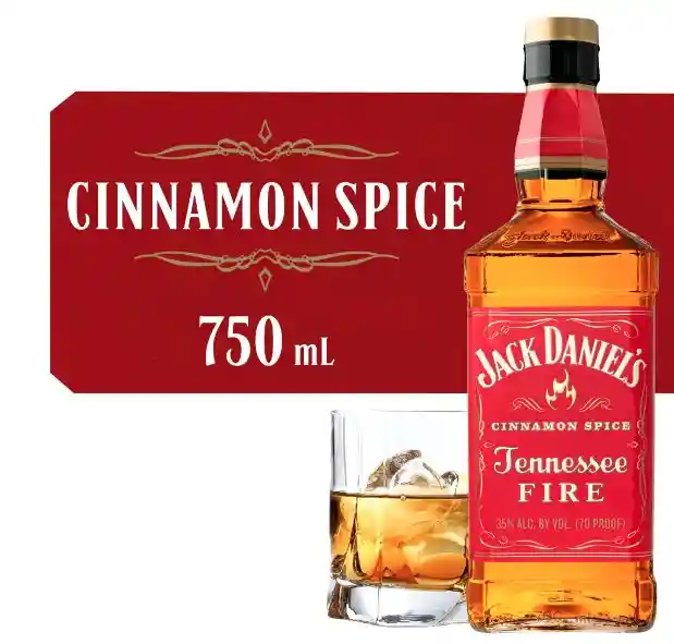 Jack Daniel's Whiskey Fire Botella