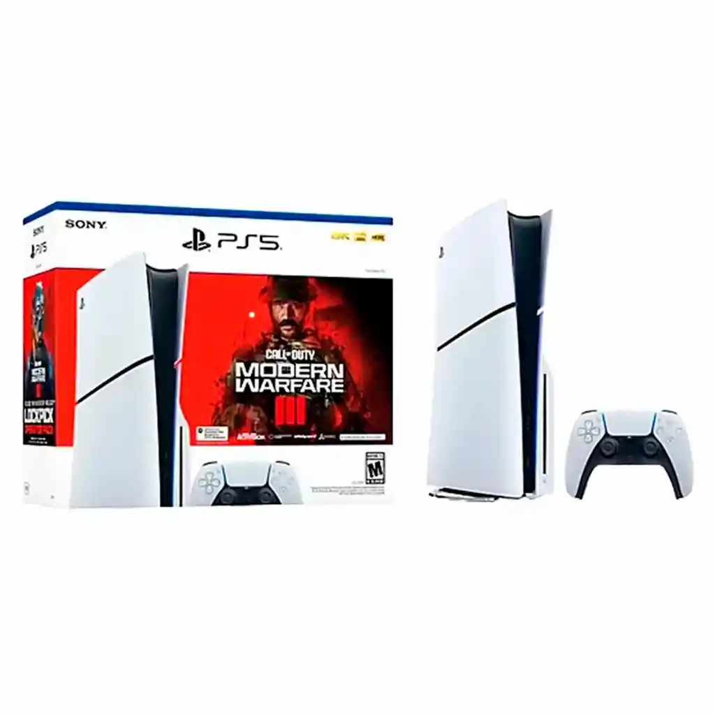 Sony Playstation 5 Slim 1tb Call Of Duty: Modern Warfare Iii Bundle Color Blanco