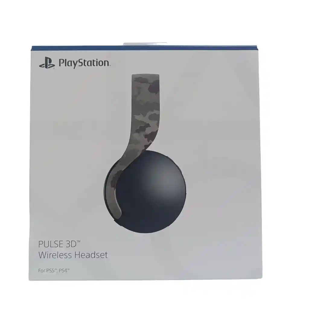 Auriculares Inalámbricos Pulse 3d Grey Camo Para Ps5 Color Gris