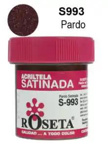 Acritela Roseta Color Cafe 30cc Pintura Para Tela