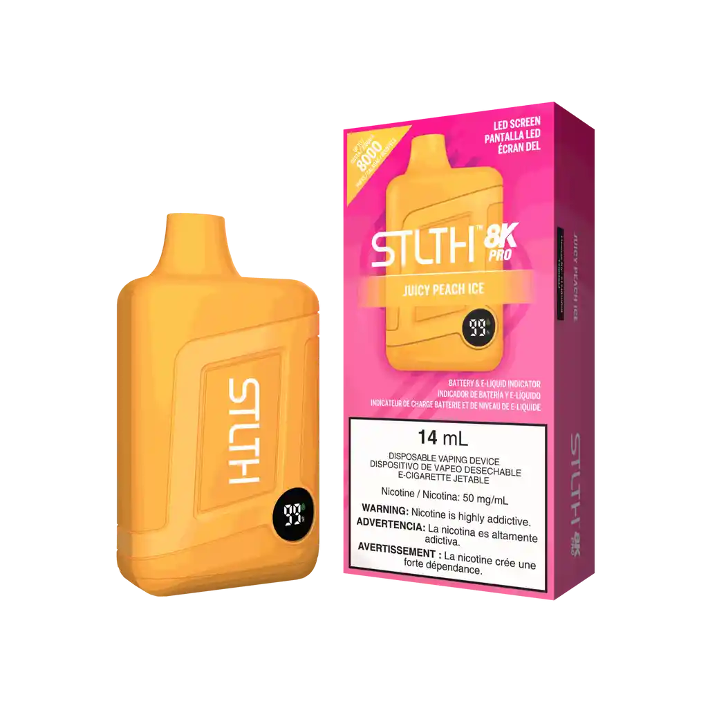 Dispositivo Stlth 8k Juicy Peach Ice 50mg