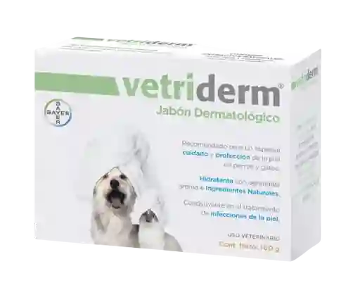 Vetriderm Jabon Dermatologico X 100 Gr