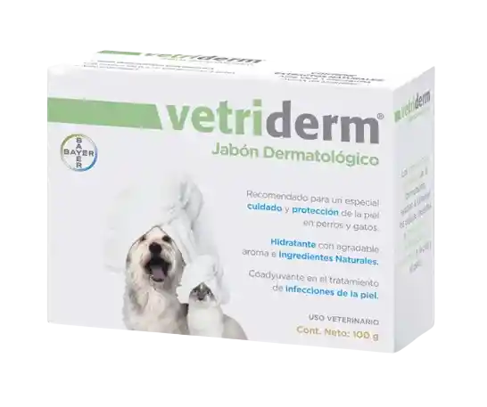 Vetriderm Jabon Dermatologico X 100 Gr