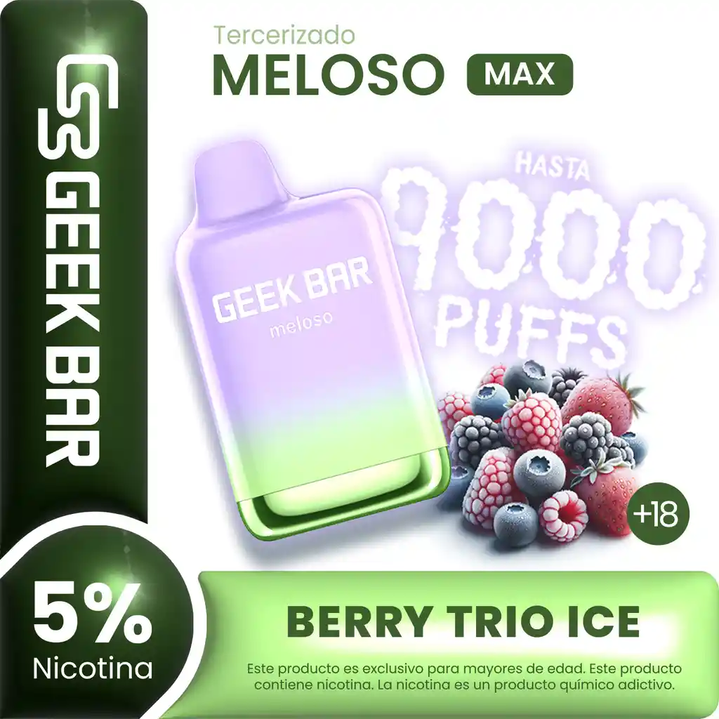 Geekbar Berry Trio Ice 9000puff