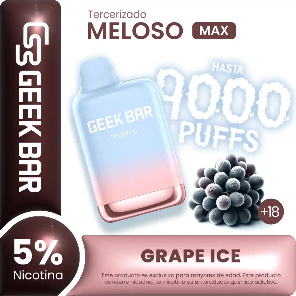 Geekbar Grape Ice 9000puff