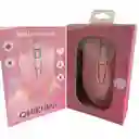 Mouse Inalambrico Cw905 Onikuma Color Rosa Recargable Usb