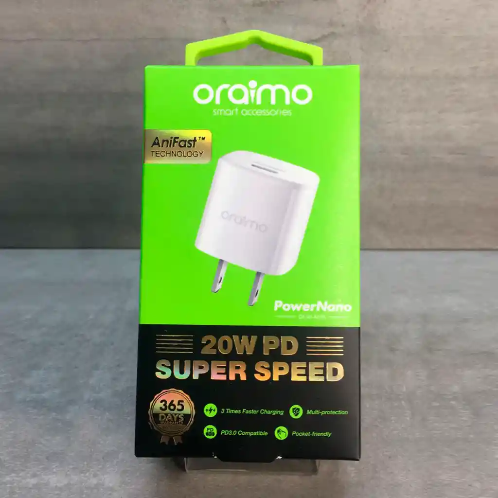 Cargador Pared Oraimo 20w Usb-c A95s