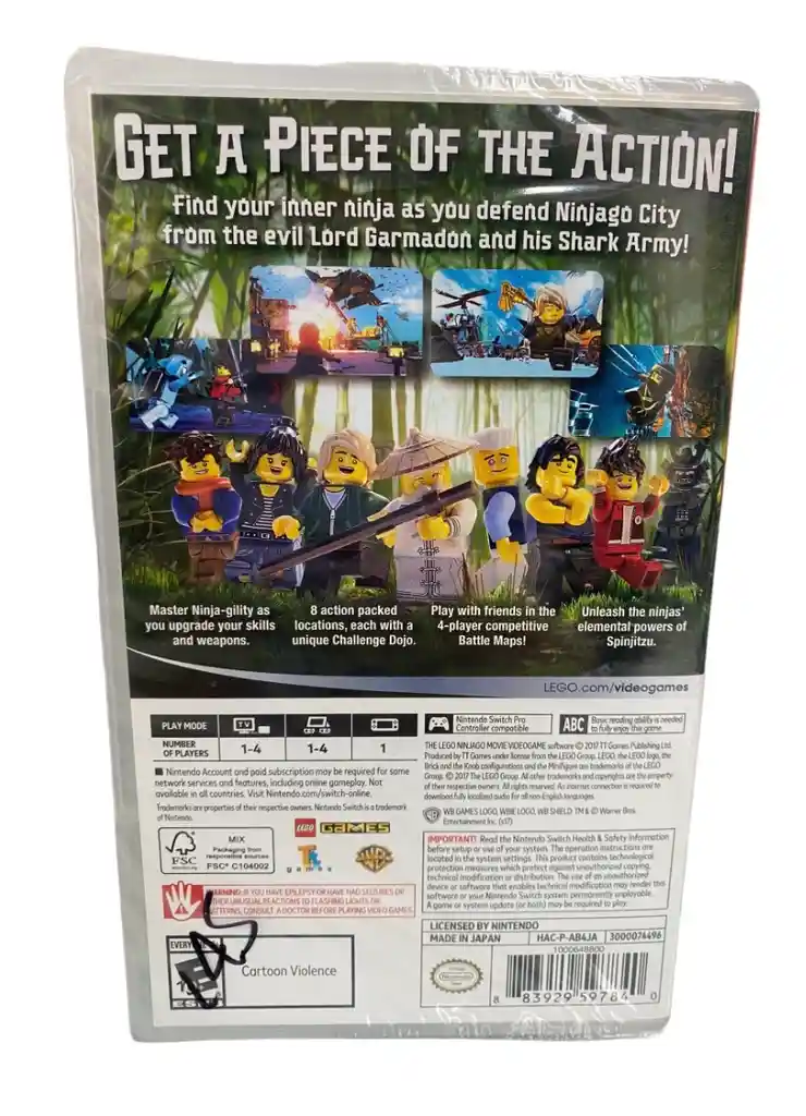 Lego Ninjago Movie Video Game Standard Edition Warner Bros. Nintendo Switch Físico Y Nuevo
