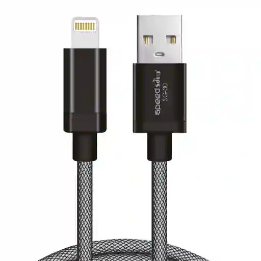Cable Carga Rápida Para Iphone (lightning) Mallado Sg-316
