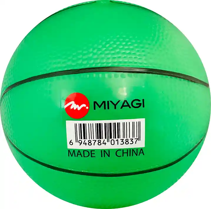 Pelota De Baloncesto Miyagi Fundamentación, Iniciación Lb7001/ Verde