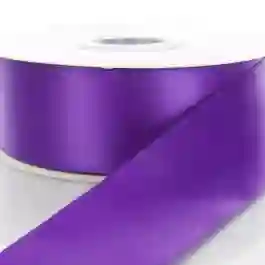 Cinta Tela Satin 2.5cm X30 Metros Color Morado