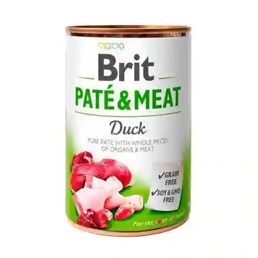 Lata Brit Pate Meat Duck 800gr