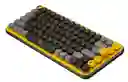 Teclado Mecánico Inalámbrico Logitech Pop Keys - Amarillo/negro