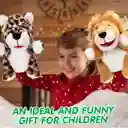 	 Títere Para Niños Jaguar Por Unidad Tela Hipoalergénica