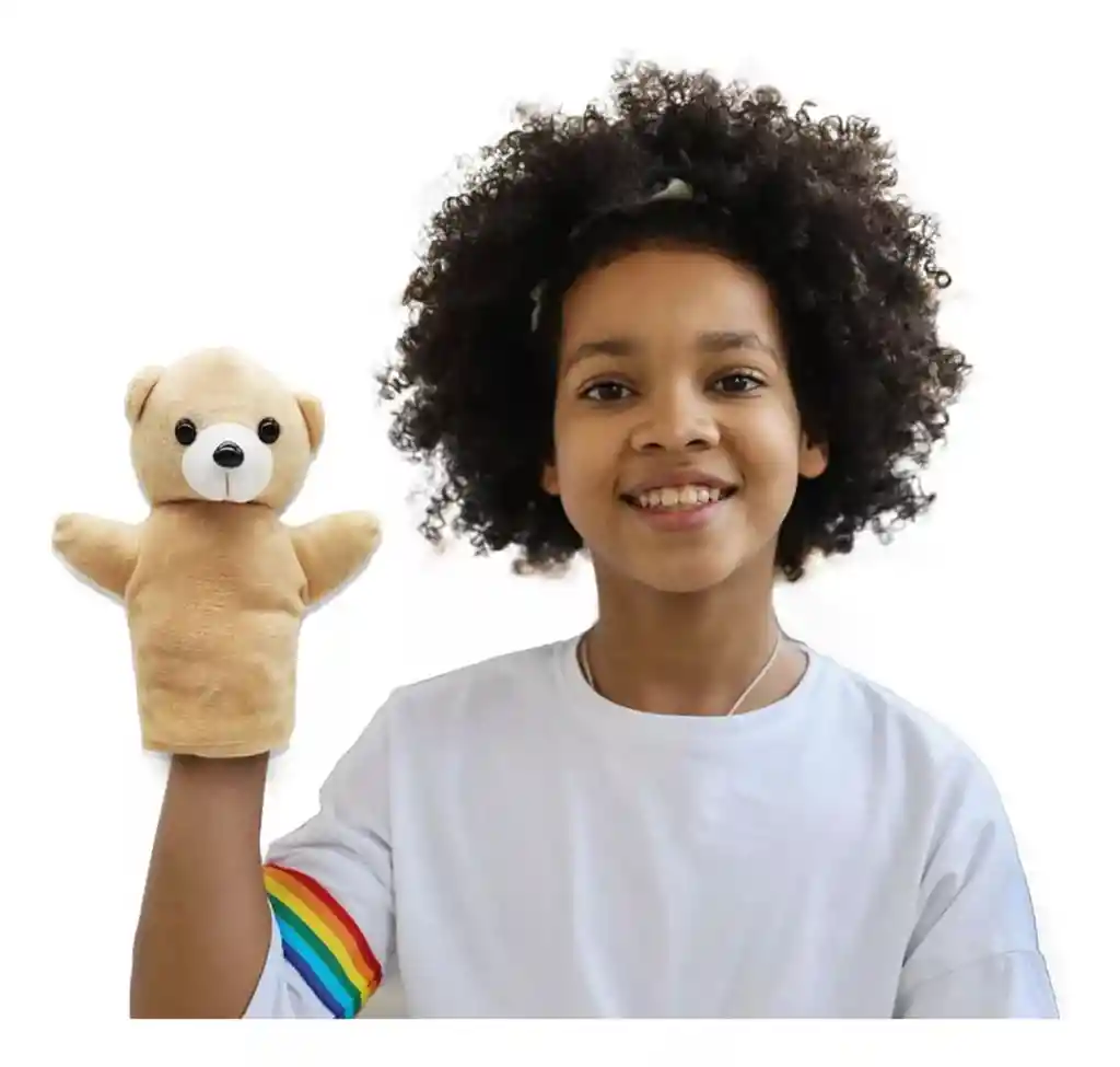 Peluche Títere De Mano Cerdito Estimulación Temprana Niños