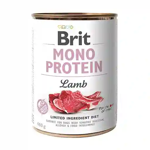 Lata Brit Mono Protein Lamb 400gr
