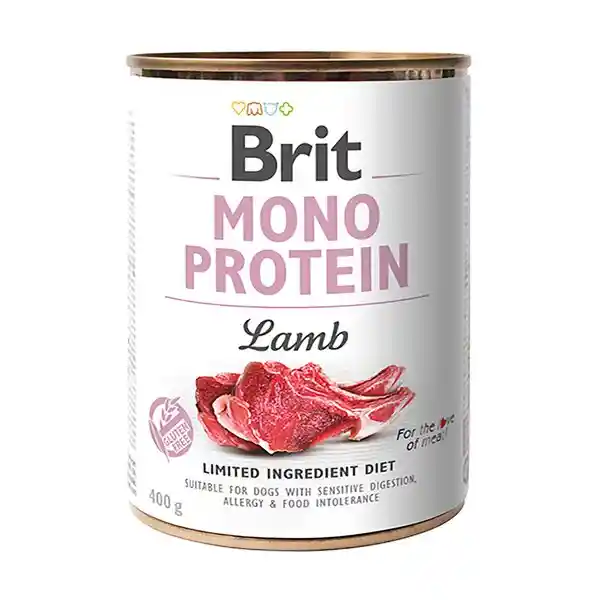 Lata Brit Mono Protein Lamb 400gr