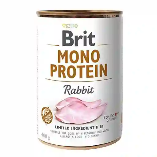 Lata Brit Mono Protein Rabbit 400gr