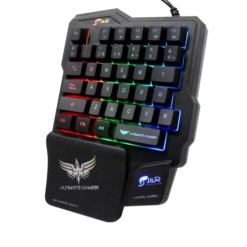 Teclado De Una Mano Gamer Tgmjr-008