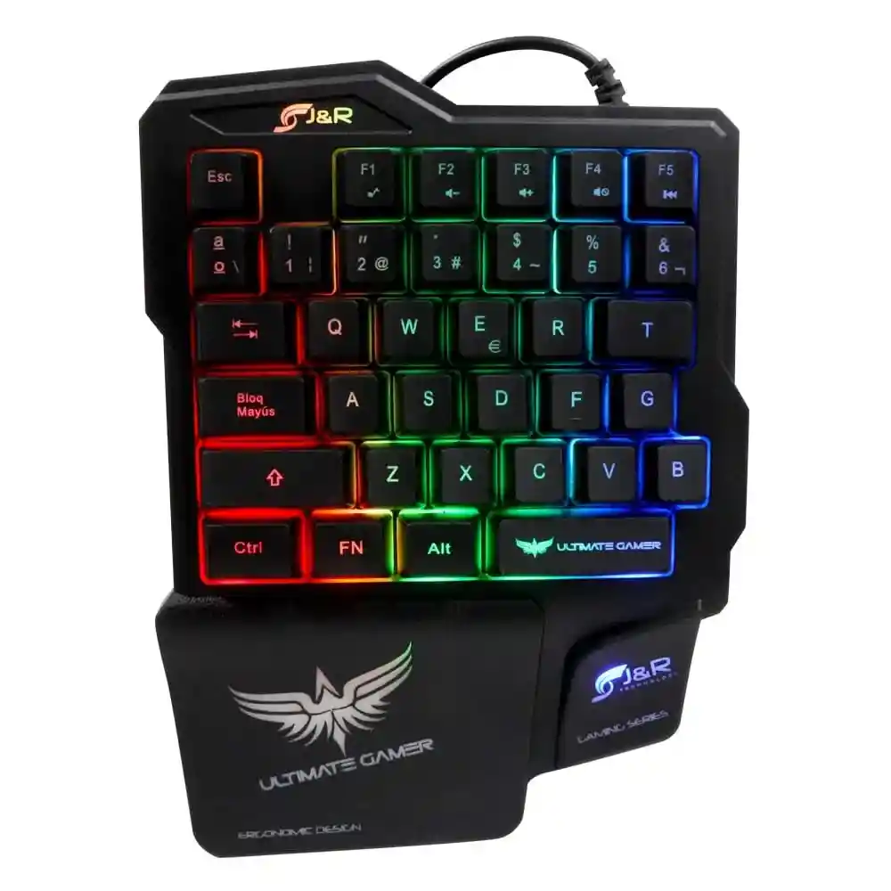 Teclado De Una Mano Gamer Tgmjr-008