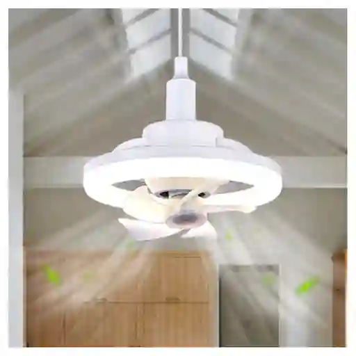 Lámpara Led Ajustable Con Ventilador Para Habitación