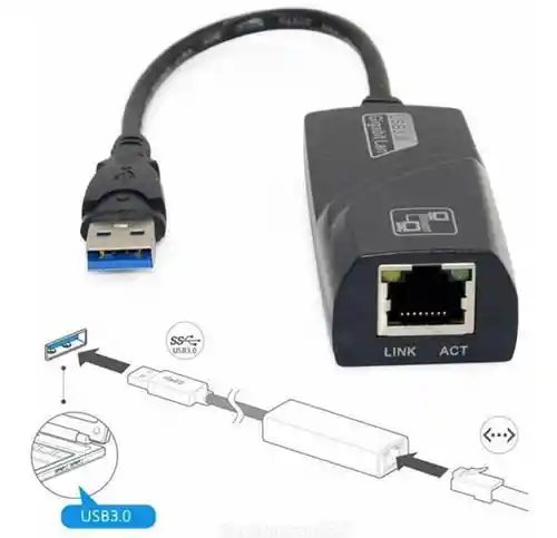 Tarjeta De Red Usb 3.0 /adaptador Usb Lan (rj45) Gigabit