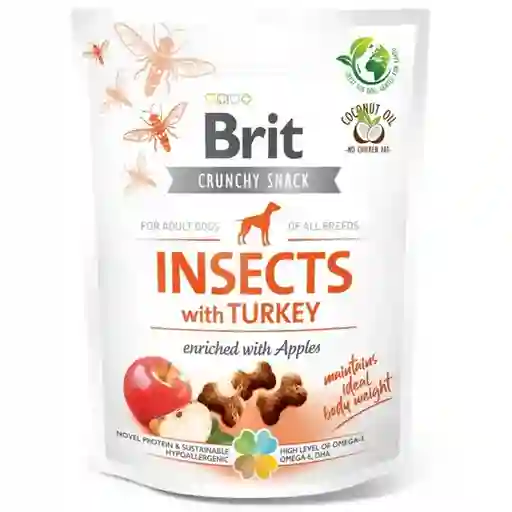 Snack Brit Crunchy Insect Turkey 200gr