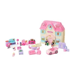 Juego Juguete Casa Muñecas Grande Set My Happy Family Ref16627 Con Luz Y Sonido + Accesorios Regalo, Feliz Cumpleaños, Decoracion, Muñecas, Infantil, Navidad