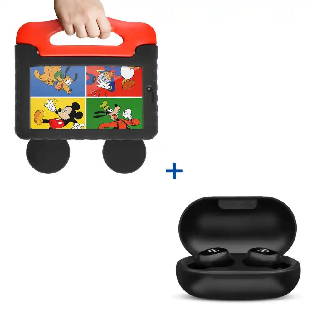 Tablet Disney Mickey Kids 32gb Wi-fi + Audífonos Bluetooth