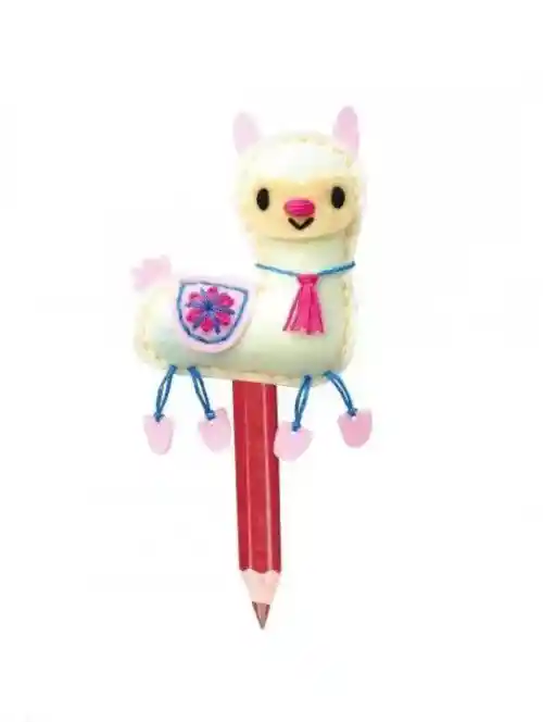 Juguete Niñas Set De Arte Manualidades Mini Llama Tejidos