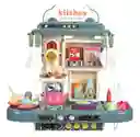 Juego Juguete Cocina De Juguete Mi Primer Cocinita Kitchen My Little Chef 42 Piezas + Todos Los Accesorios Regalo, Feliz Cumpleaños, Decoracion, Muñecas, Infantil, Navidad