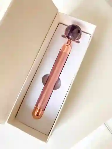 Rodillo Facial Eléctrico Cuarzo Amatista