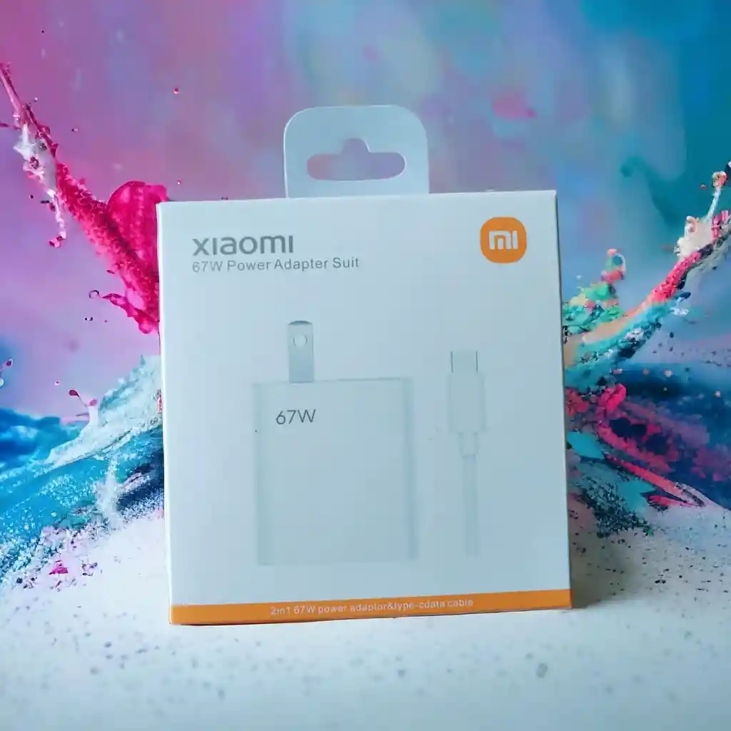 Cargador Xiaomi 67w Completo Cable Tipo C