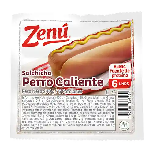 Zenu Salchicha Perro Caliente