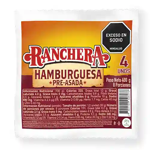 Carne Hamburguesa Ranchera