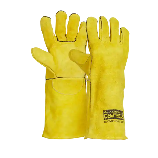 Guante Soldar Amarillo 14"