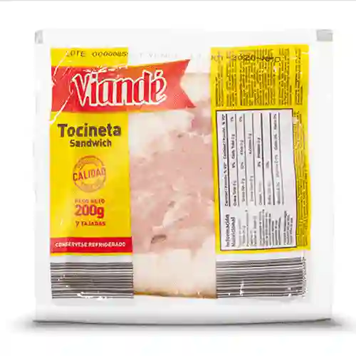 Tocineta Tipo Sandwich Viandé