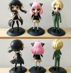 Figuras Coleccionables Anime Spy Family Set X3 Anya Forger Loid