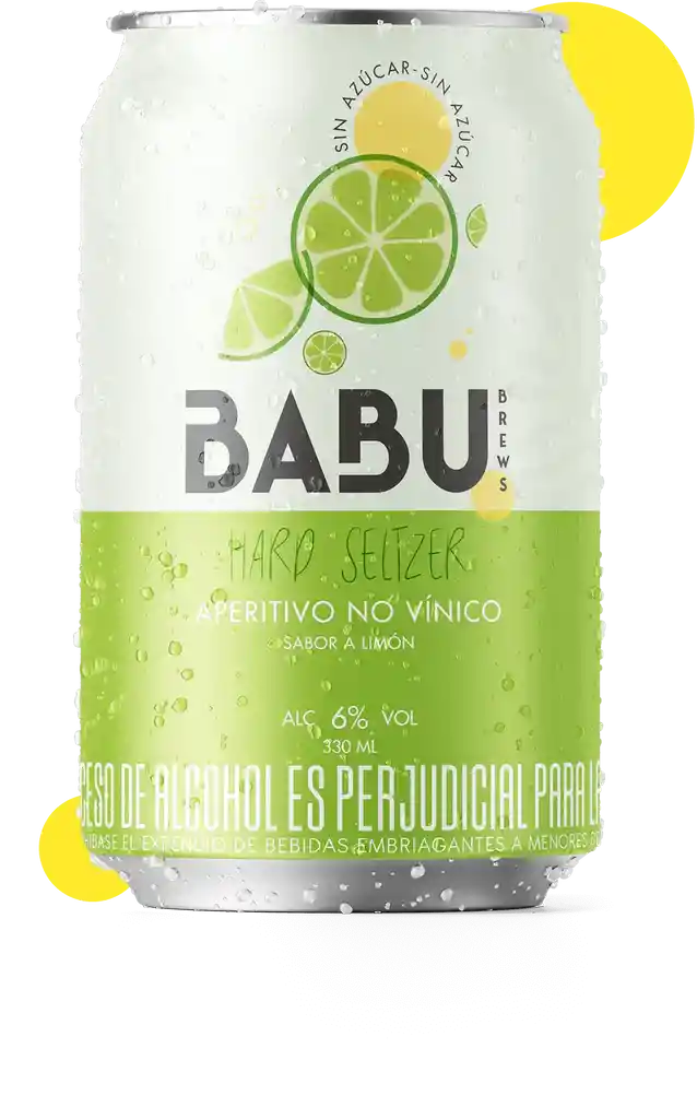 Babu Brews Limón Hard Seltzer