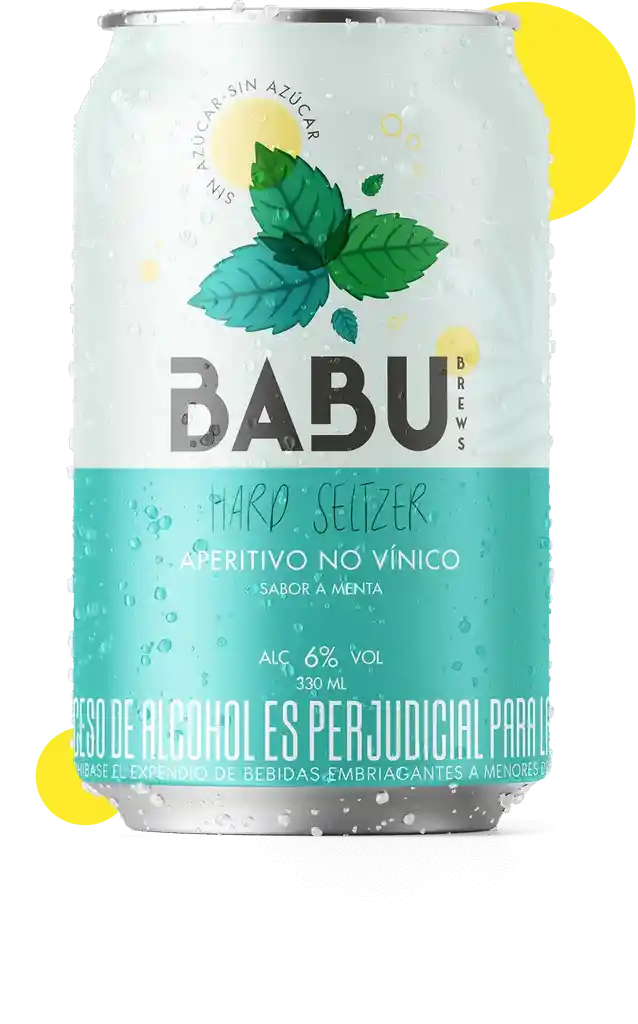 Babu Brews Menta Hard Seltzer