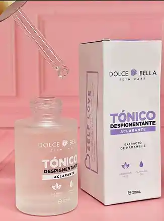 Suero Tonico Despigmentante Aclarante Extracto De Hamamelis Dolce Bella Skin Care 30ml