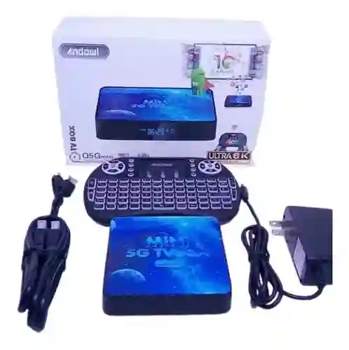 Tv Box Smart Tv 4g + 64g Android Andowl Q5g