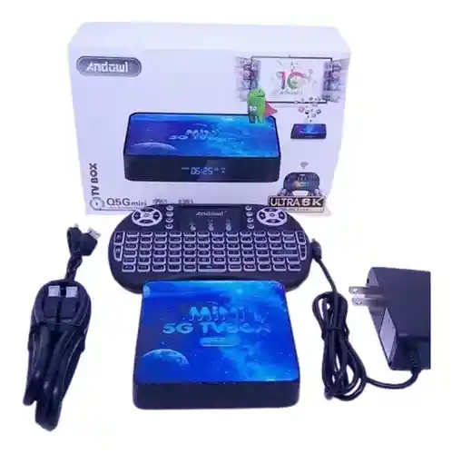 Tv Box Smart Tv 4g + 64g Android Andowl Q5g