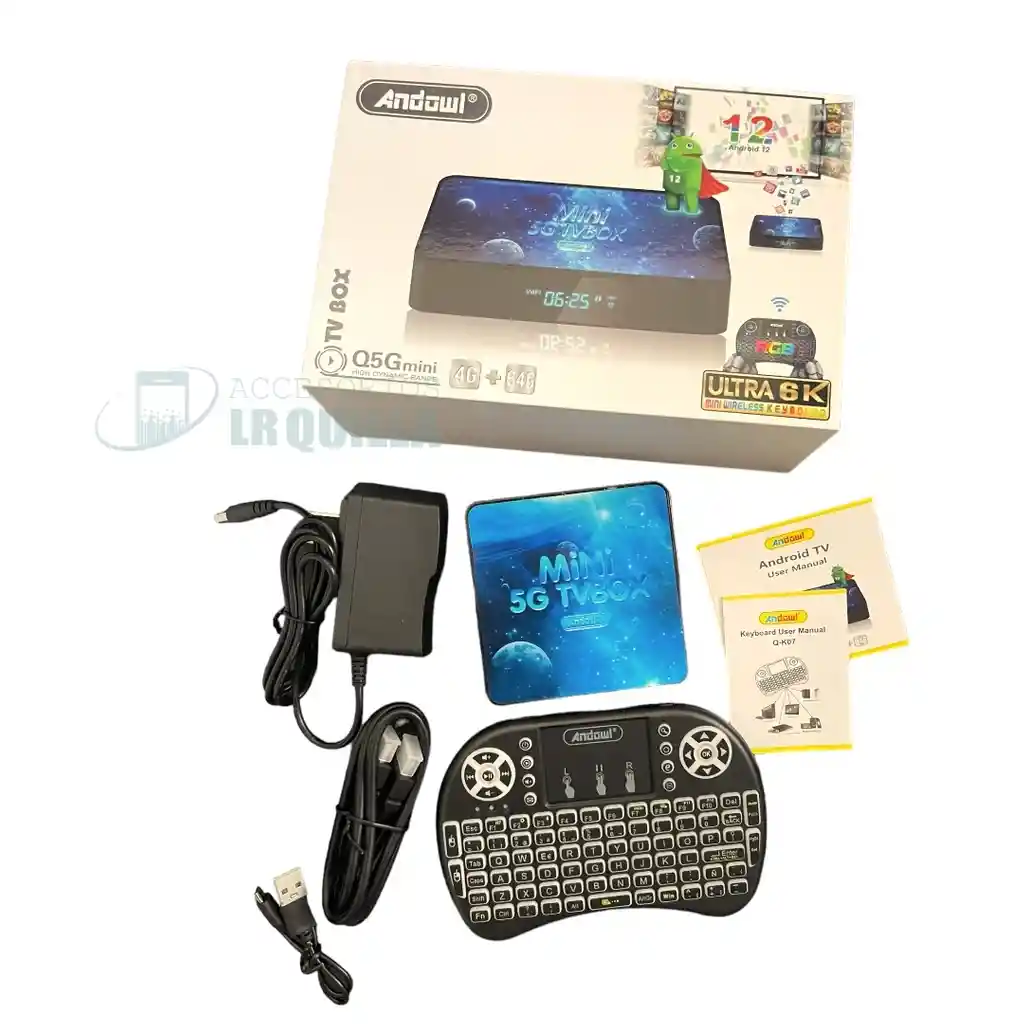 Tv Box Smart Tv 4g + 64g Android Andowl Q5g