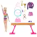 Muñeca Barbie Profesiones Gimnasta Cabello Rubio